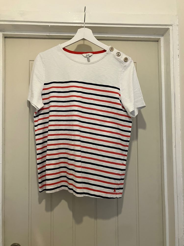 Striped Short Sleeve Top
