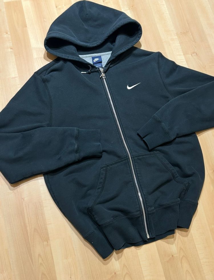 Nike Nike Black Zip-Up Hoodie Felpa Nike taglia L total black  product image