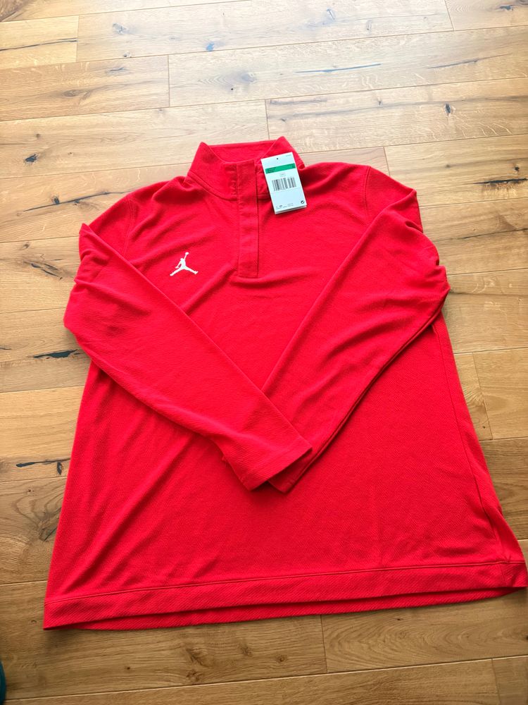Jordan Women'S Red Half-Zip Pullover 3