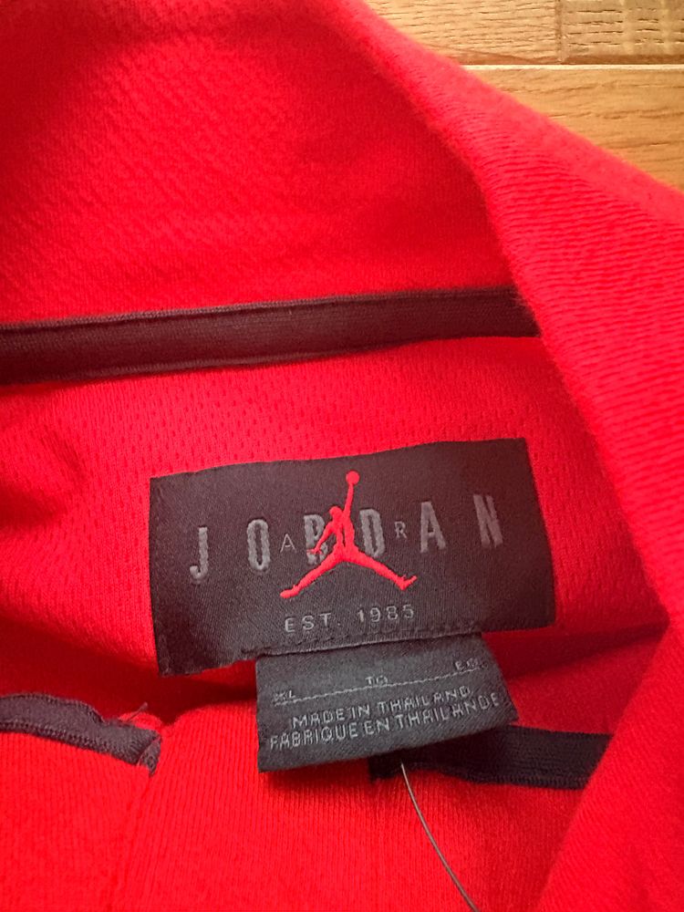 Jordan Women'S Red Half-Zip Pullover 4