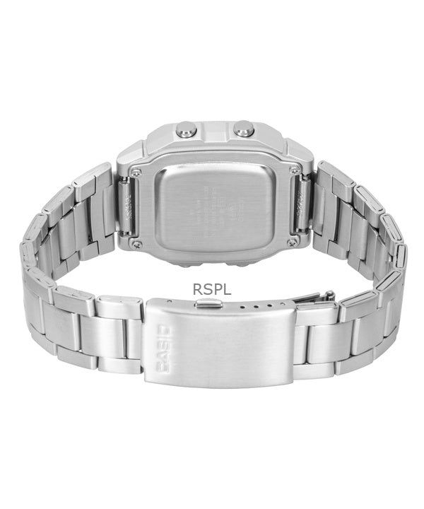 Casio Digital Stainless Steel Bracelet Quartz W-800HD-1AV 100M Men's Watch 2