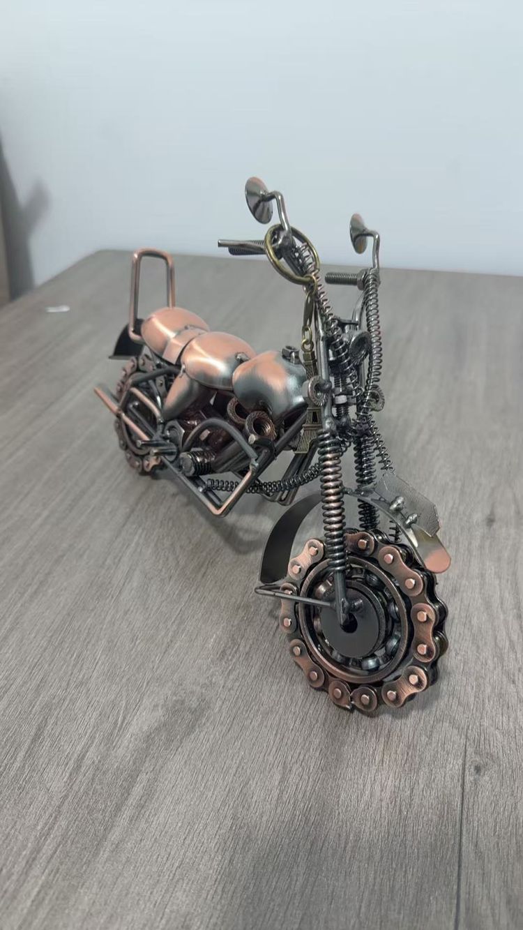 Metal Motorcycle Model obraz 2