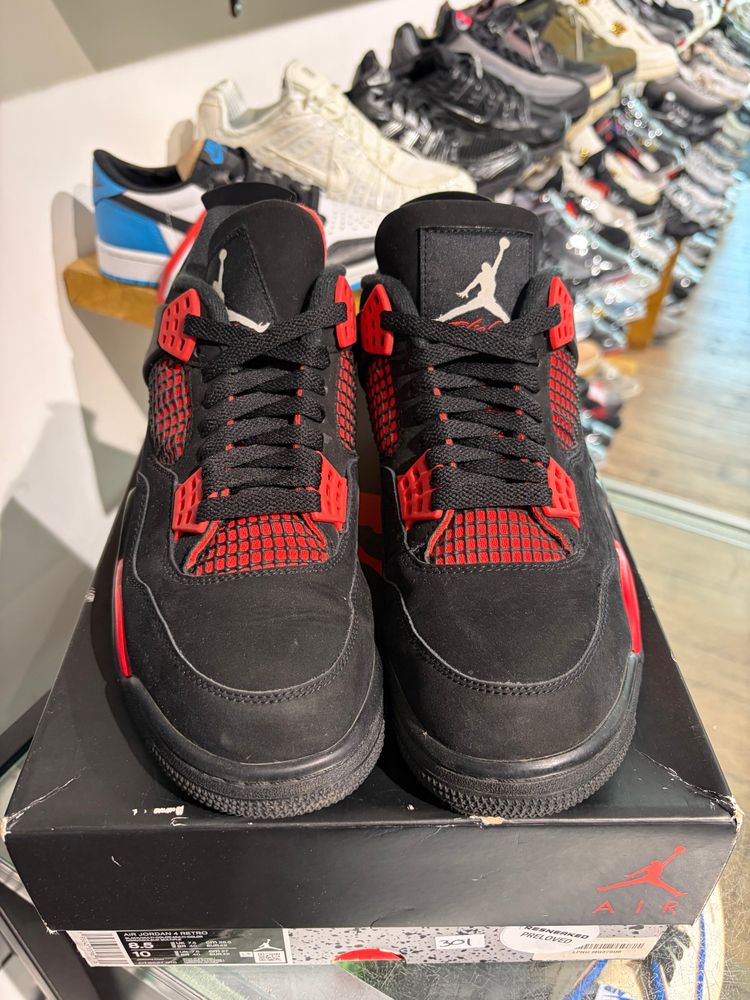 Jordan 4 Red Thunder UK 7.5 image 5