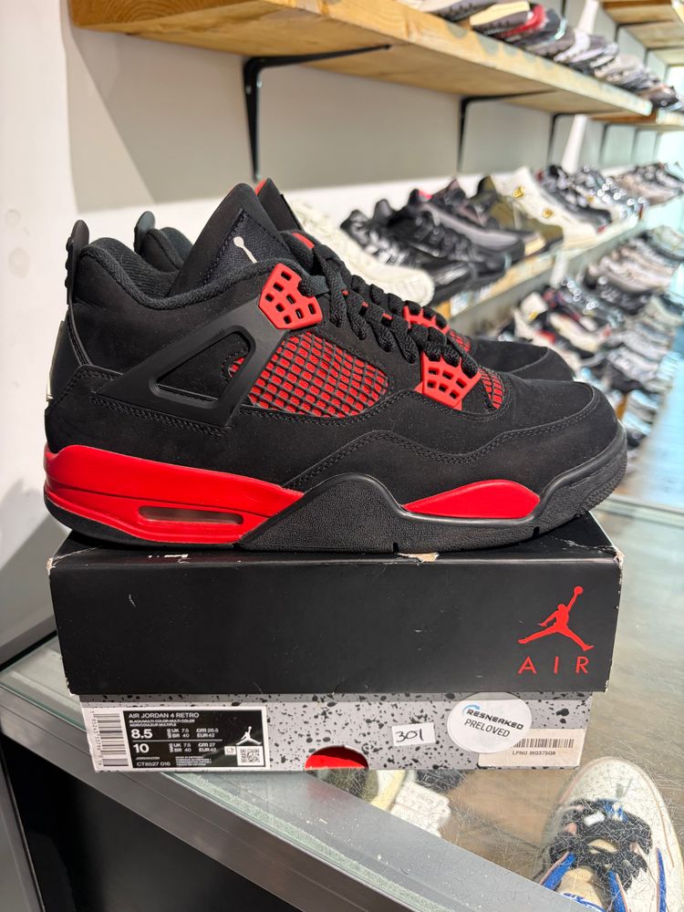 Jordan 4 Red Thunder UK 7.5 image 1