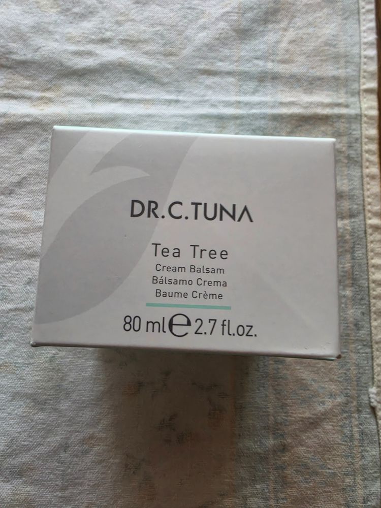 Dr.C.Tuna Tea Tree Face Cream 50Ml, Tea Tree Cream Balsam 80Ml, Aqua Restoring Gel Cleanser 100Ml obraz 2