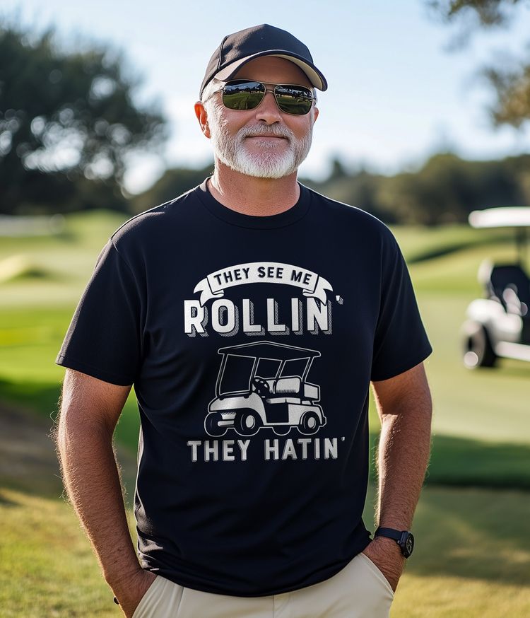 Rollin They Hatin 2 T Shirt image 4