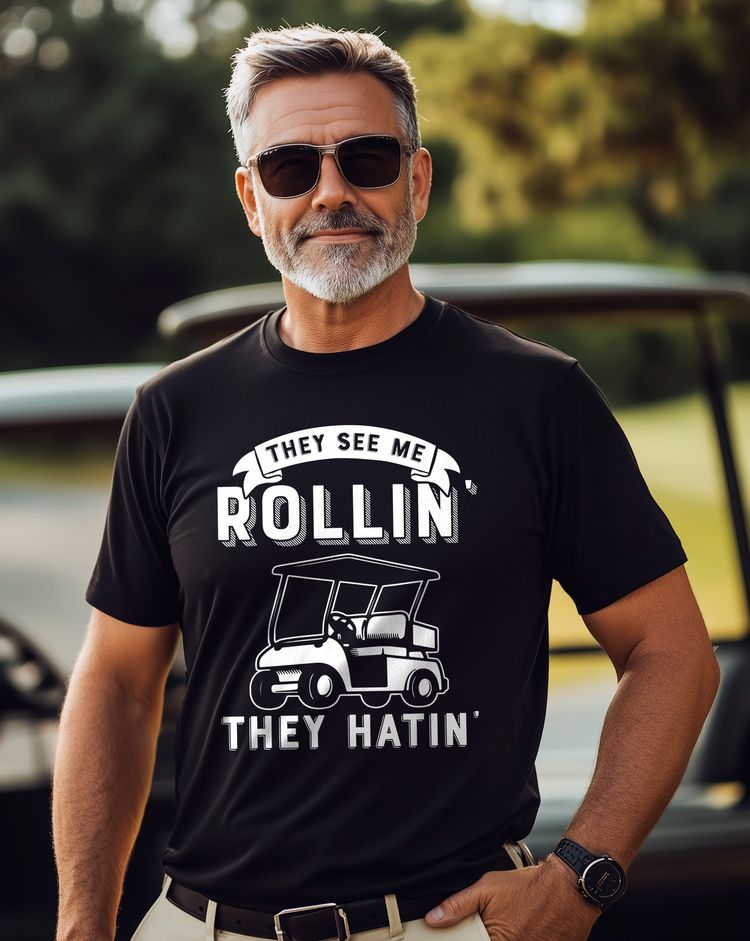 Rollin They Hatin 2 T Shirt image 2