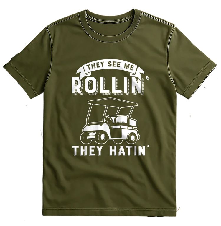 Rollin They Hatin 2 T Shirt image 7