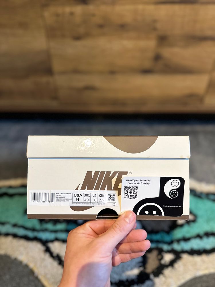 Nike Air Jordan 1 Travis Scott “Medium Olive” U.K. 8 imagen 9
