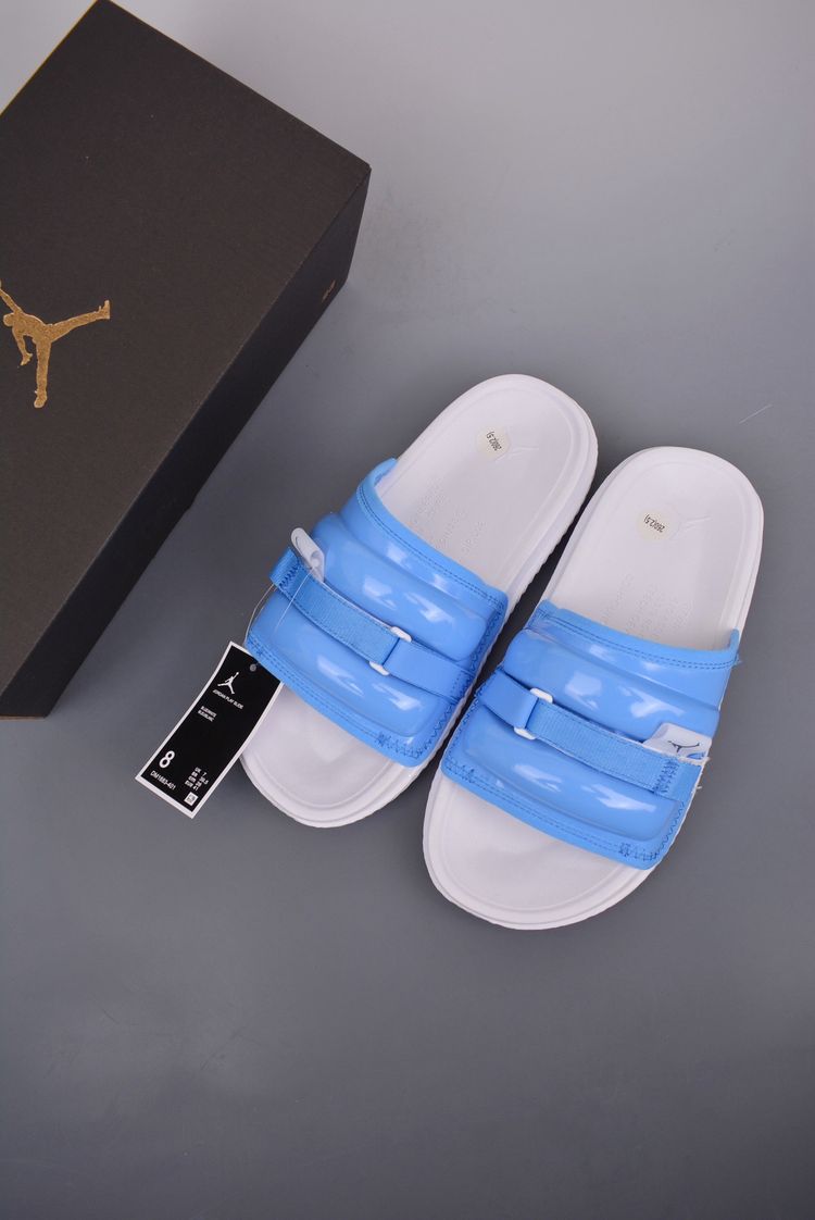 Jordan Blue And White Slide Sandals image 1