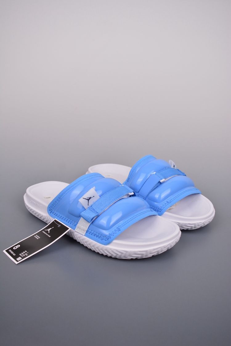 Jordan Blue And White Slide Sandals image 2