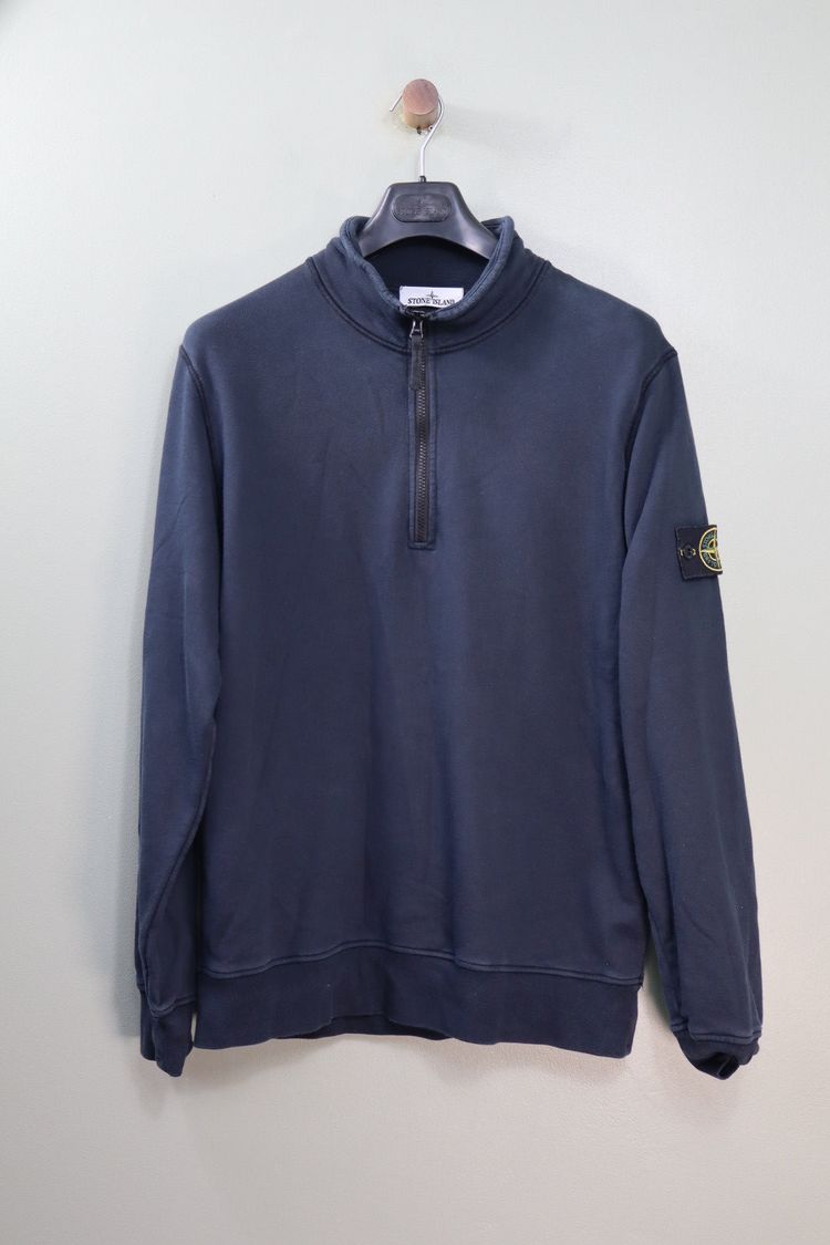 Immagine di Stone Island Navy 1/4 Zip Jumper 2