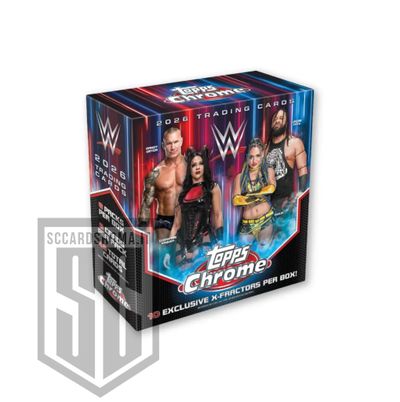 Topps Chrome WWE 2026 - Mega Box