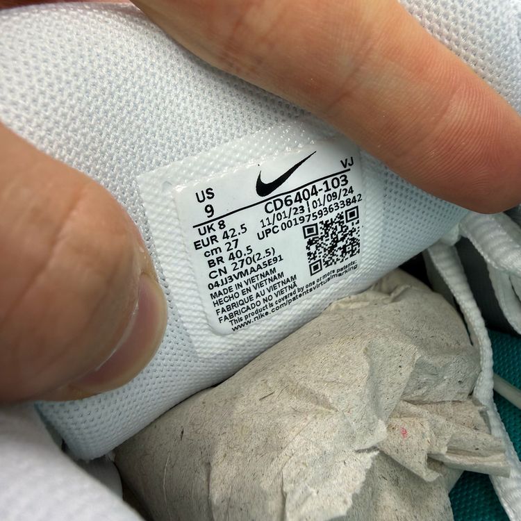 Nike P-6000 Size UK 8 Dusty Cactus White Silver Black Men's Trainers CD6404-103 image 10