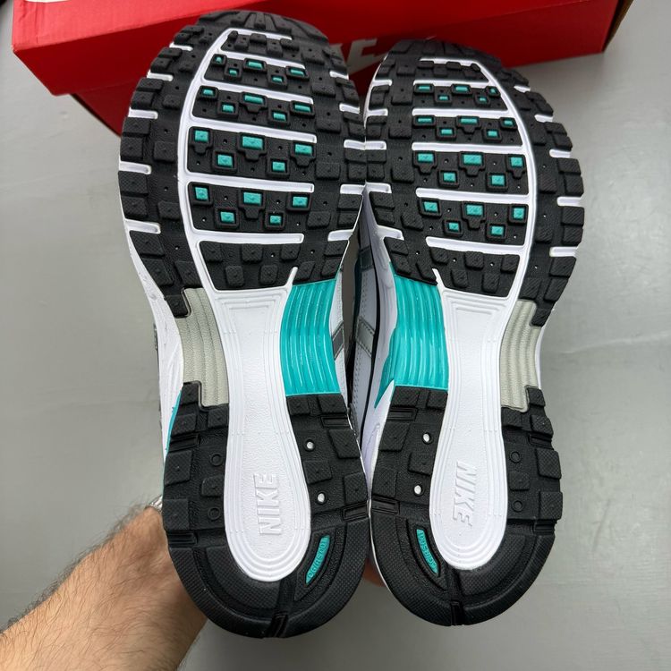 Nike P-6000 Size UK 8 Dusty Cactus White Silver Black Men's Trainers CD6404-103 image 3