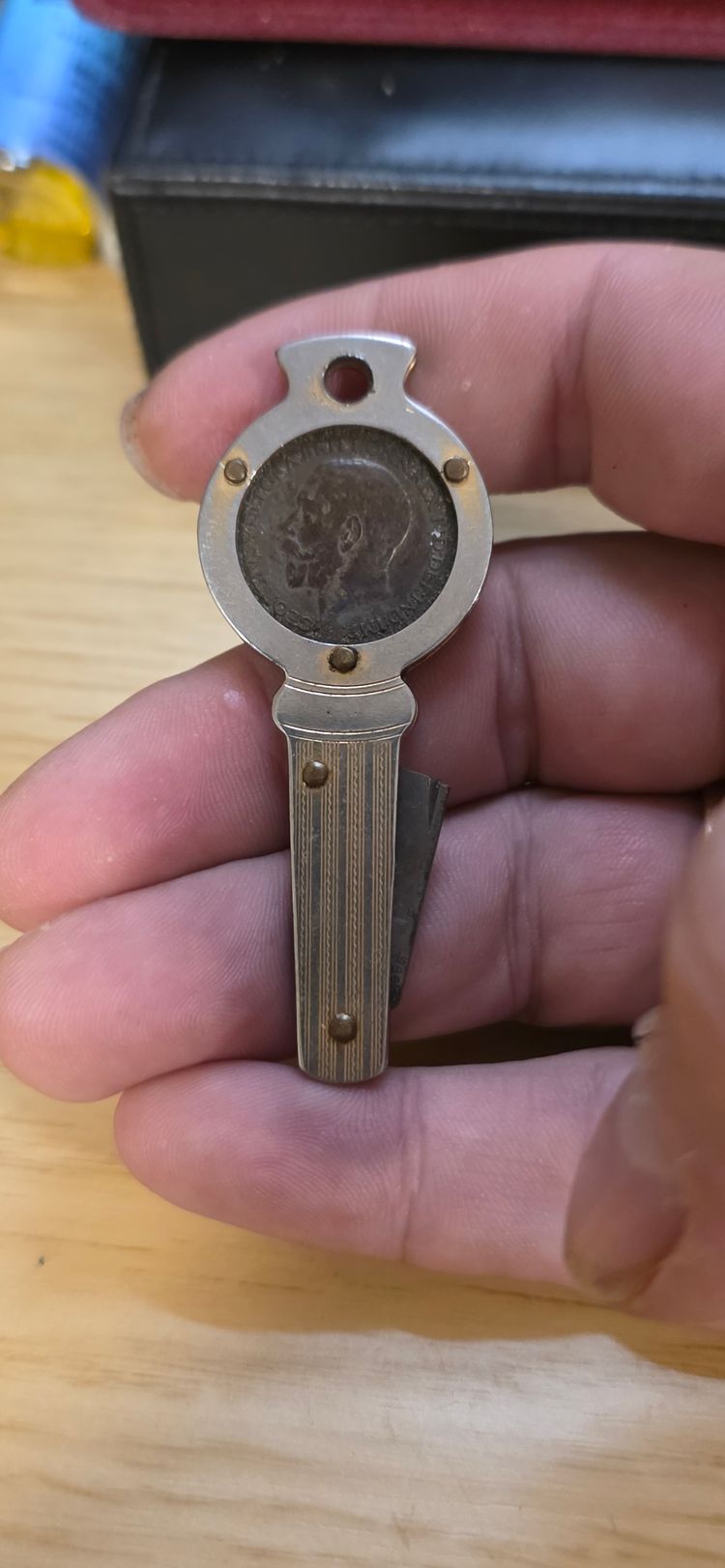 Coin Holder Keychain
