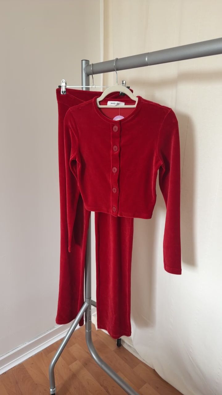 peachy den Peachy Den Velour Set product image