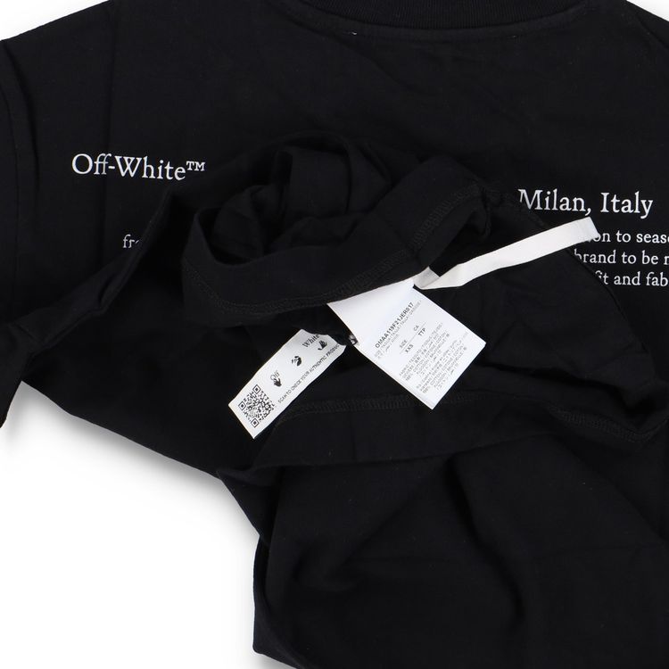 Off-White Black Caravaggio Boy Skate Oversized T-Shirt image 3