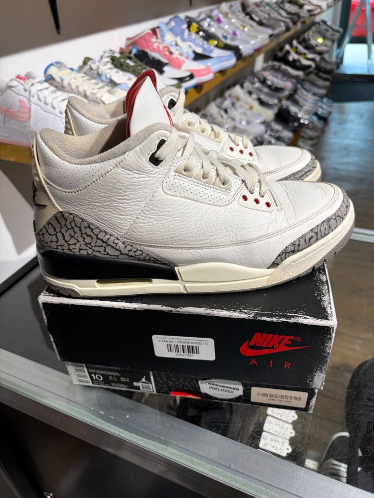 Jordan Air Jordan 3 Retro White Cement Reimagined UK 9 product image