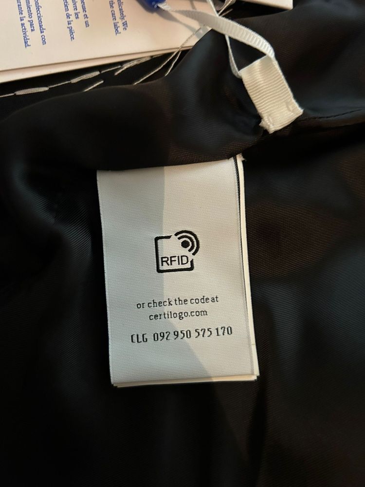 Off-White Black Blazer with White Stitching Detail image 9