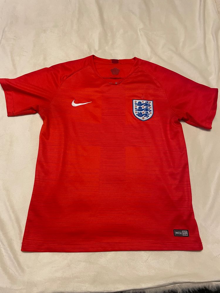 Nike England Red Football Jersey