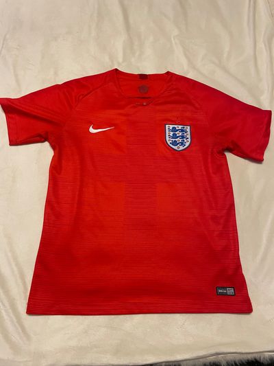Nike England Red Football Jersey