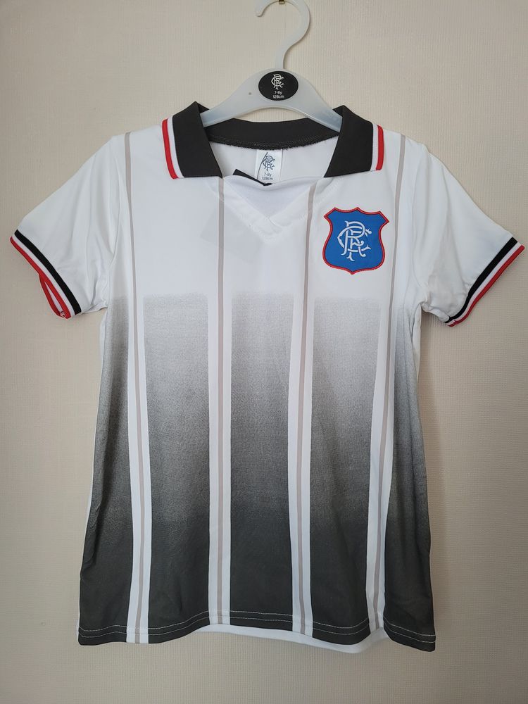 Rangers FC Castore Retro Away Shirt 1997 age 7-8  obraz 1