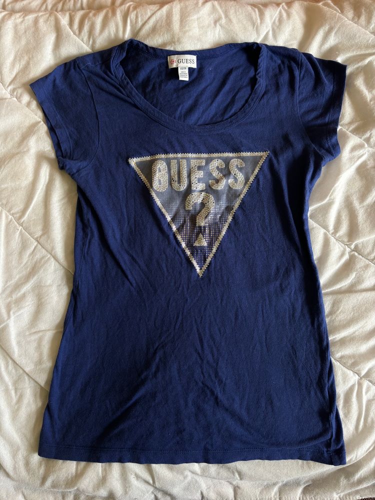 Guess Navy Blue Women'S T-Shirt