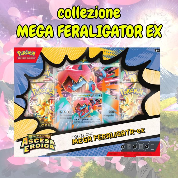 Pokémon Mega Feraligator Ex Collection