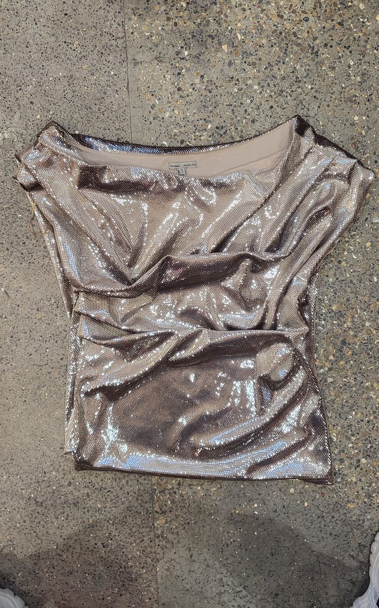 River Island Women'S Shiny draped Top