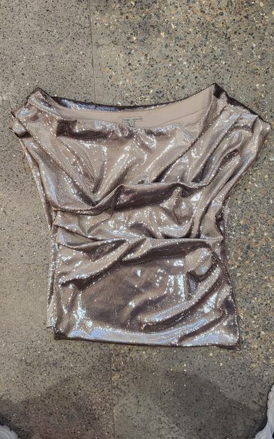River Island Women'S Shiny draped Top
