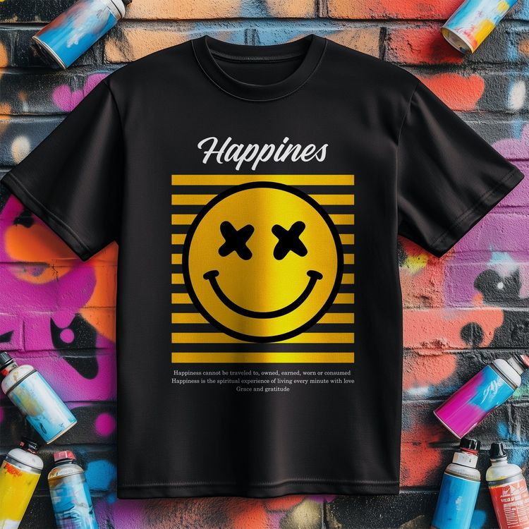 Happiness Smile T-Shirt - Wear Your image 1