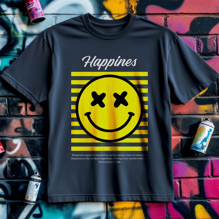 Happiness Smile T-Shirt - Wear Your image 5