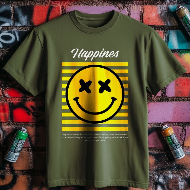 Happiness Smile T-Shirt - Wear Your image 3
