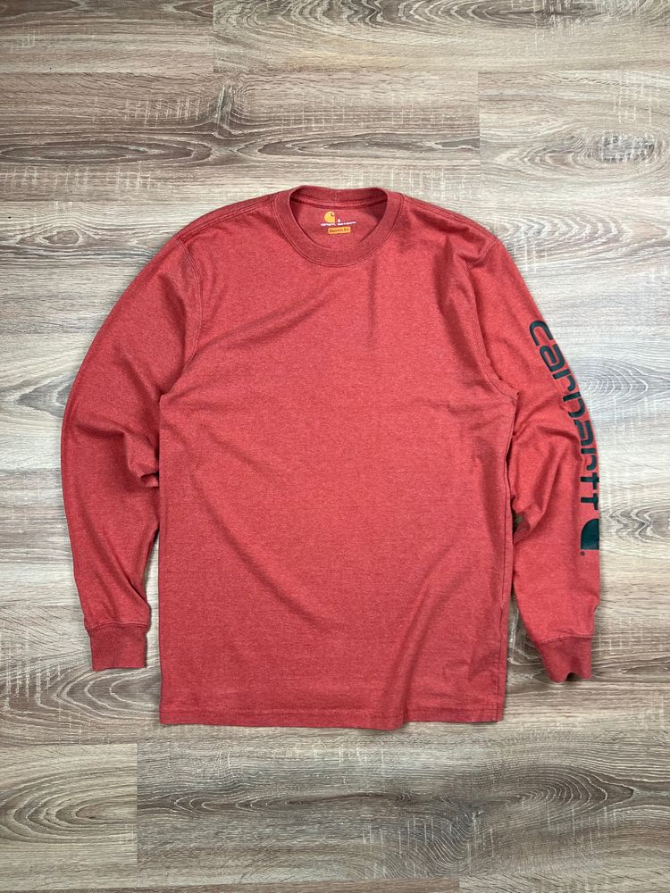 Light Red Carhartt Long Sleeve T-shirt (S) image 1