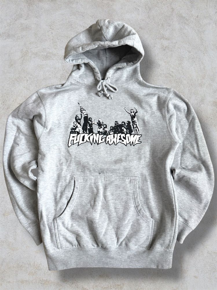 Fucking Awesome Grey Hoodie