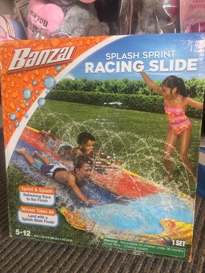 Banzai Splash Sprint Racing Slide