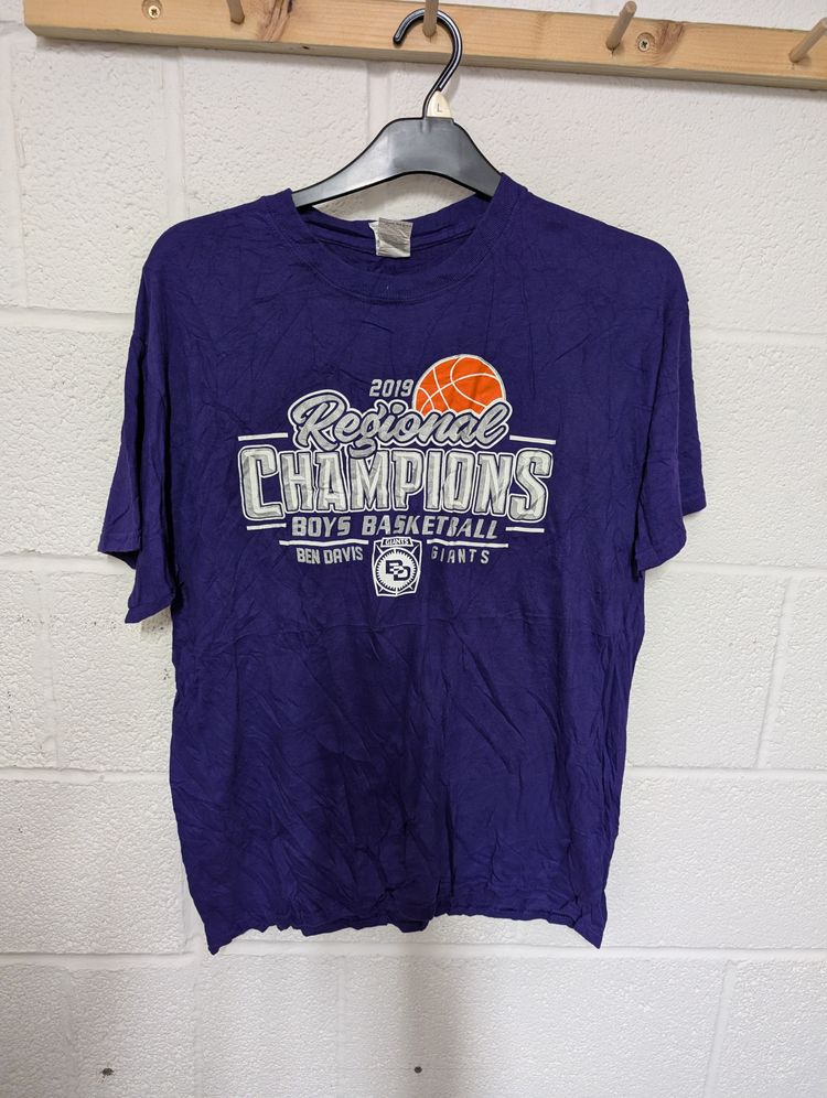 Other 26 Purple 2019 Regional Champions Boys Basketball with back print product image