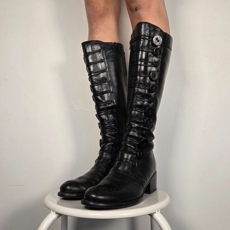 Black Knee-High Boots