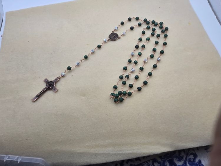 Rosary Necklace With Crucifix image 1