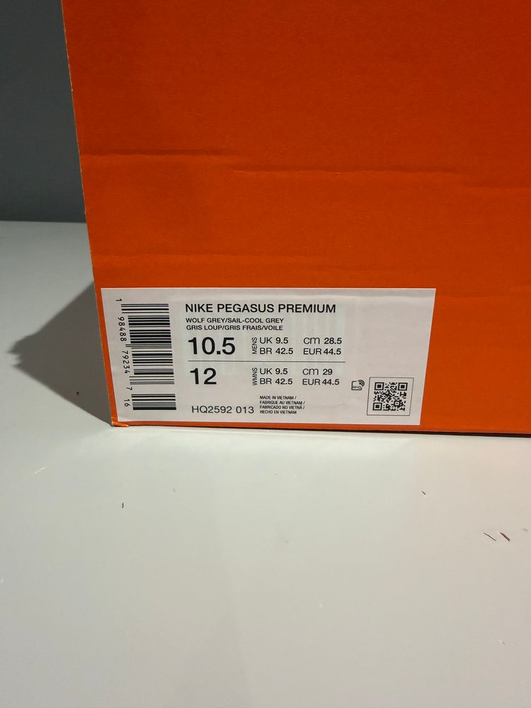Immagine di Nike Air Zoom Pegasus Premium Wolf Grey UK 9.5 6