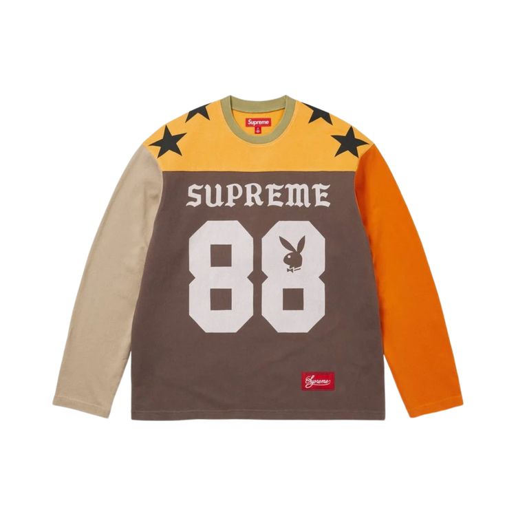 Supreme x Playboy Long Sleeve Football Top Multicolour image 1