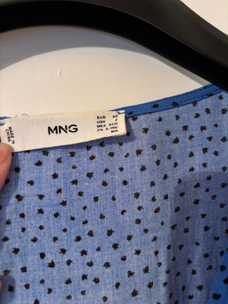 Blue Polka Dot Dress image 3