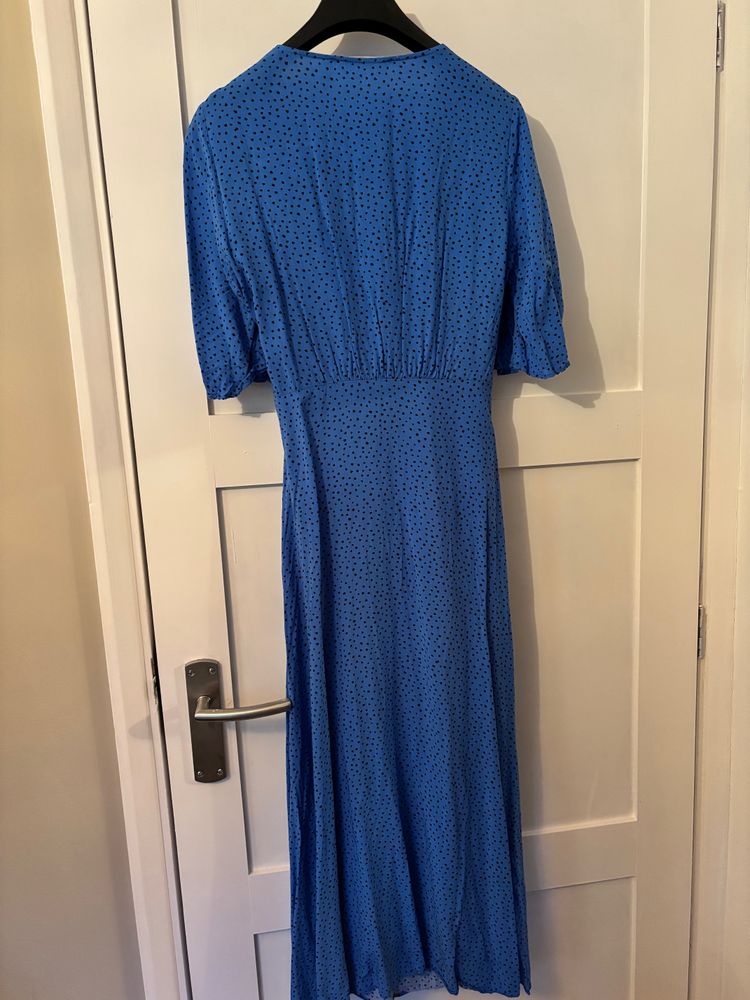 Blue Polka Dot Dress image 2
