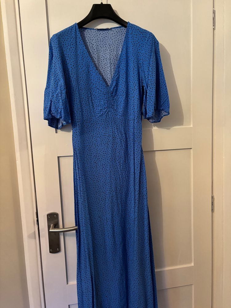 Blue Polka Dot Dress