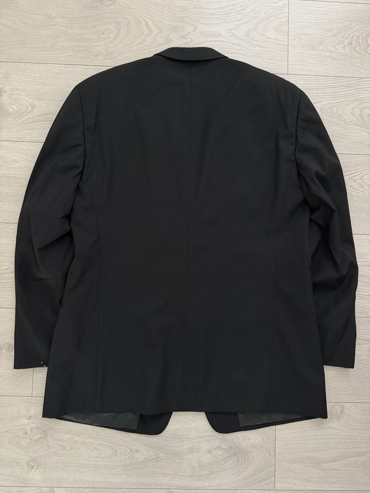 Giorgio Armani 1980s 2B Metal Button Wool Sport Jacket Blazer Black - Size XL image 11