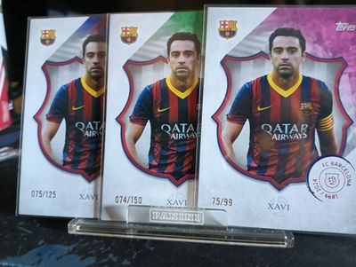 3 numeradas Xavi 125 aniversario