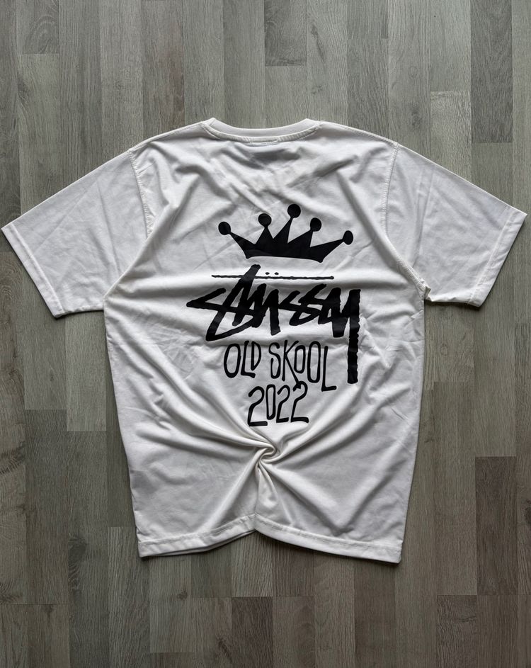 Stussy White Graphic T-Shirt