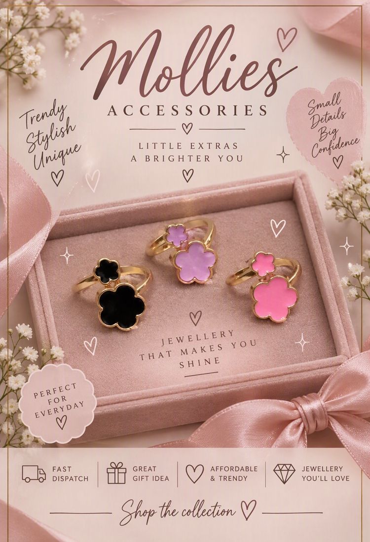 Flower Rings Set