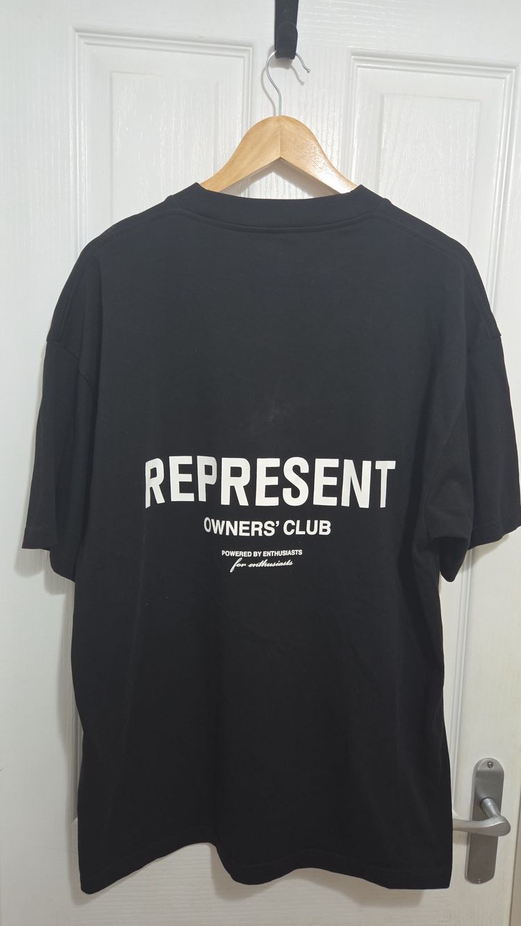 Represent Owners' Club Black T-Shirt Mens Large  image 1